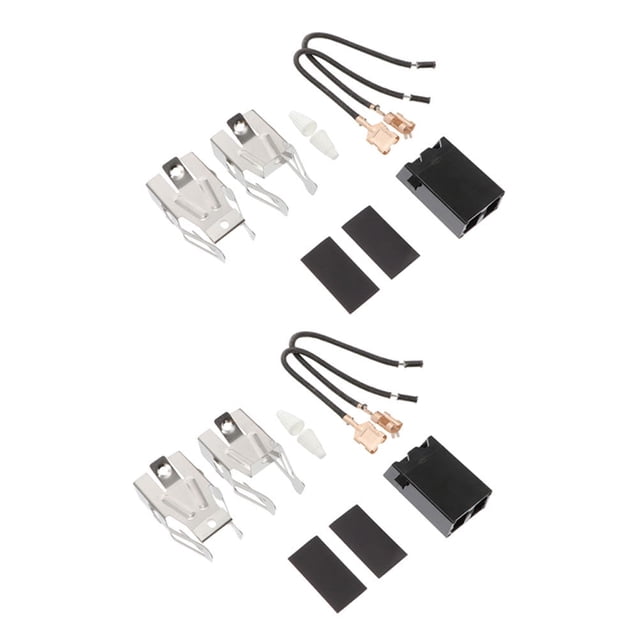 HWZWT Ensemble de 2 Blocs de Connexion de Four à la Mode et Polyvalents, Pièces de Réparation de Poêle, kit de Remplacement de Douille de Brûleur, Ensembles de Pièces de Rechange de Poêle, Blocs de Douille de Connecteur de Four, Pièces de Réparation de Poêle