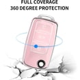 thumbnail image 5 of Key Fob Cover Compatible with Volkswagen Beetle GTI Jetta Passat Tiguan Keychain Case Holder Protector,Pink, 5 of 7
