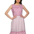 thumbnail image 4 of Moomaya Printed Cotton Long Dress For Womens Sleeveless Tiered Casual Summer Tunic, 4 of 6