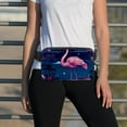 thumbnail image 6 of Starry Flamingos Crossbody Bag Belt Bag Fanny Bag Lightweight Adjustable with Extension Strap Unisex, 6 of 7