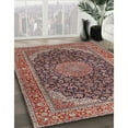 thumbnail image 2 of Ahgly Company Indoor Rectangle Traditional Saffron Red Medallion Area Rugs, 3' x 5', 2 of 6