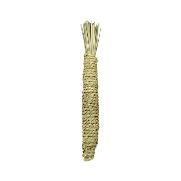 BESTSKY 2026 New Bunny Chew Toys,Natural Grass Handwoven Carrot Toy,Grinding Treats Small Animal Activity Play Chew Toys for Rabbits,Guinea Pigs,Hamsters,Gerbils Teeth Grinding