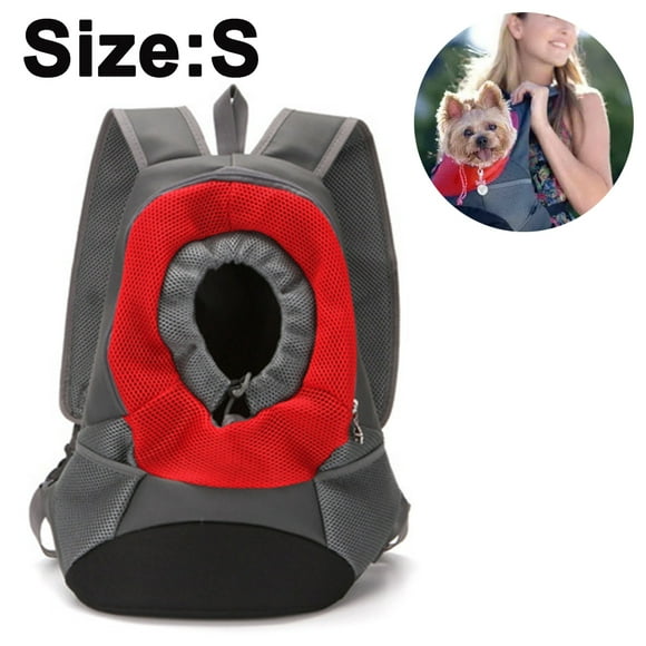 Sac à Dos de Transport pour Animaux, Sac avant pour Chien et Chat avec Conception Respirante pour Sortir la Tête pour Petits et Moyens Chiens pour Voyage Randonnée Plein Air