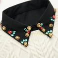thumbnail image 2 of LoudSung Fake Collar Detachable Half Shirt Blouse False Collar Rhinestones Crystals Decorative Dickey for Women Girls, 2 of 7