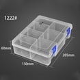 thumbnail image 1 of Boîte de Rangement en Plastique à Compartiments Réglables 6-10 Grilles Étui à Vis Organisateur, 1 of 7