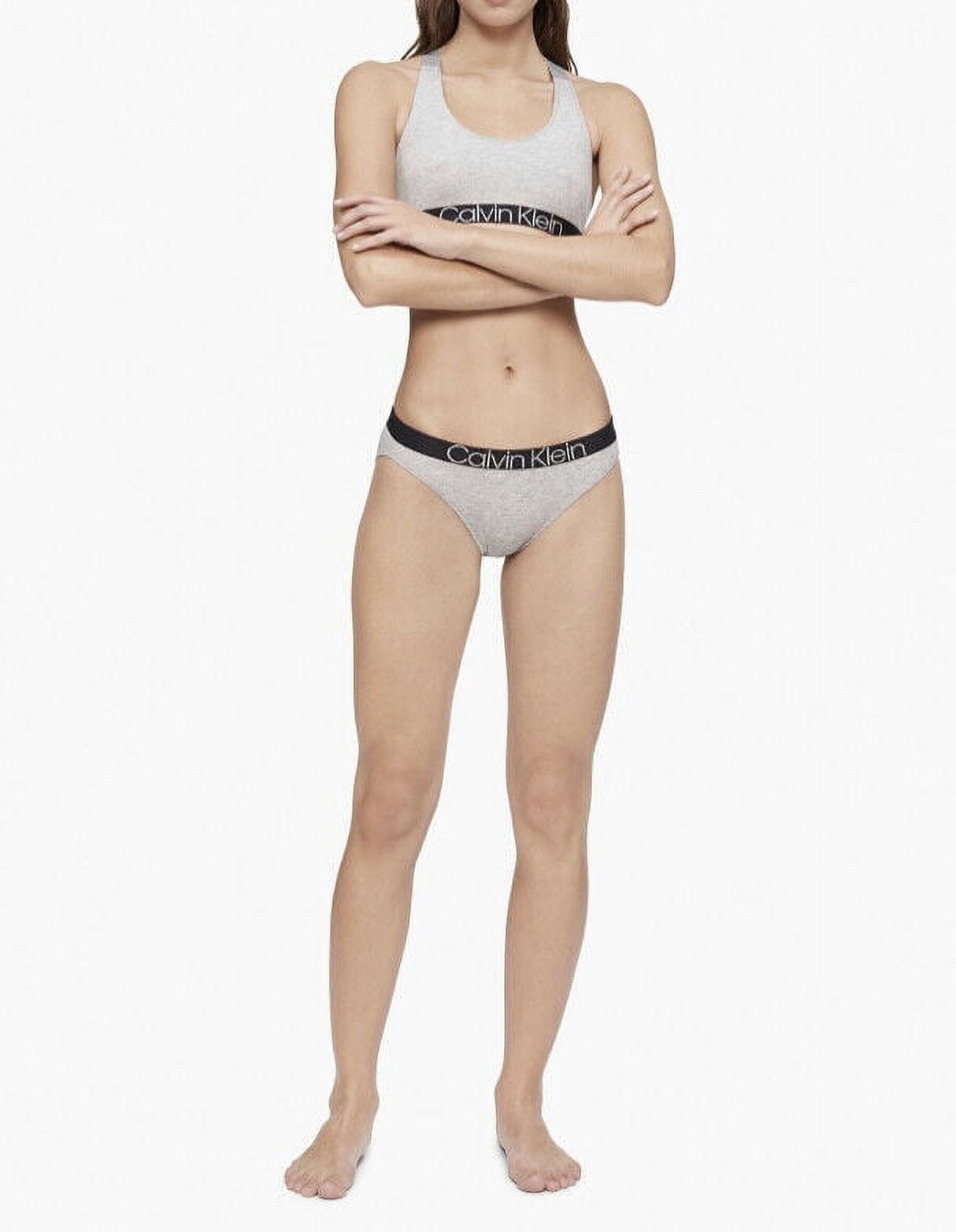 Calvin Klein Reconsidered Comfort Bikini Panties Grey Underwear Womens Size  
