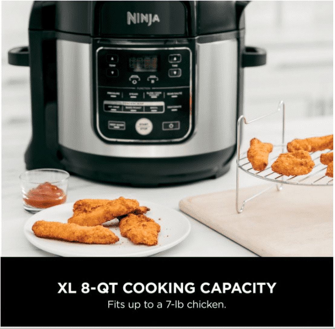 NINJA Foodi 8 Qt. Stainless Steel Pressure Cooker and Air Fryer FD401 - The  Home Depot