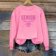 thumbnail image 3 of Uootdi Oversized Long Sleeve Shirt Gift Crewneck Senior Class of 2026 Graduation Sweatshirt for Women Teen Girls Pullover, 3 of 5