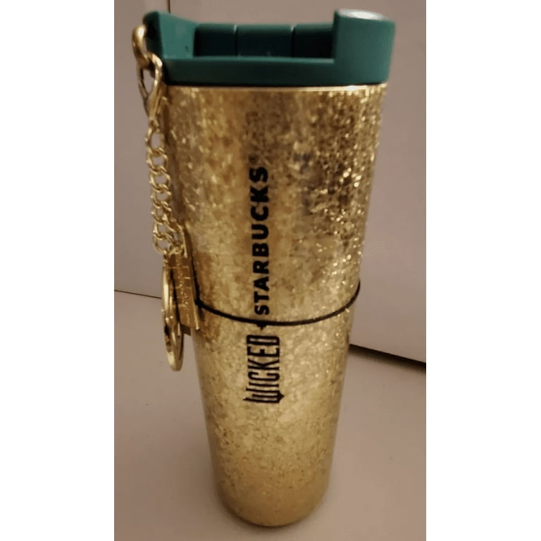 【新品・送料込】Wicked & Starbucks ゴールド　水筒 Wicked Starbucks Stainless Steel Vacuum Sealed Tumbler Gold