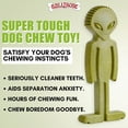 thumbnail image 2 of Bullibone Large Alien Bone Dental Chews Dog Toy for Medium and Large Dogs, 2 of 8