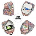 thumbnail image 5 of FORMRS Mini Backpack Purse for Women Travel Daypack Casual Shoulder Bag, Pink Shimmering Pattern, 5 of 7