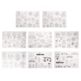 thumbnail image 4 of 8 Diseños Multi De De Los Diseños Encogen El Papel Encogible Plástico De La Película De Encogimiento Sunnimix Láminas retráctiles, 4 of 8