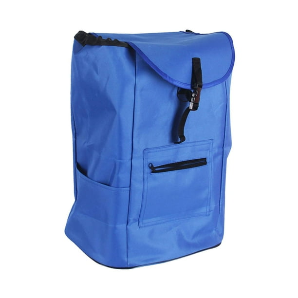 Bolsa de repuesto para carrito de la compra, plegable, de tela Oxford. azul