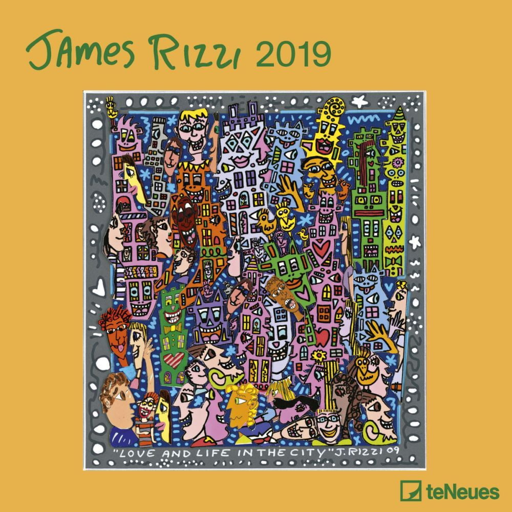 2019 James Rizzi 30 X 30 Grid Calendar Walmart Com Walmart Com kalender 2021 james rizzi