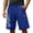 02# Blue, variant on IhhxPro Men's Athletic Shorts with Pockets Quick Dry Sport Men Casual Drawstring Lightweight Breathable Training Jogging Gym Workout Summer Loose Fit S-2XL