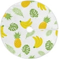 thumbnail image 1 of FMSHPON Tropical Fruit Xmas Christmas Tree Skirt Stand Mat for Holiday Party Decoration Indoor Outdoor 36 inches, 1 of 6
