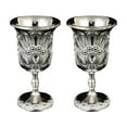 thumbnail image 1 of stanreset Mini Goblet Tiny Liqueur Metal Shot for Anniversary Decorating Party 2 lver silver, 1 of 5