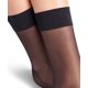 thumbnail image 4 of Negro 10 Pares Calcetines Finos Transparentes de Mujer con Bordes Suaves No Compresivos en la Pantorrilla Unicolor Sin Estampado Ideales para el Verano Negro Carne Más Colores, 4 of 5