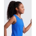 thumbnail image 4 of CRZ YOGA Girls Seamless Athletic Tank Tops Waist Length Active Dance Casual Racerback Sleeveless Shirts Kids Teen, 4 of 5