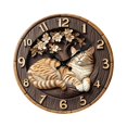 thumbnail image 2 of Reloj de pared con diseño de gato, reloj decorativo para dormitorio, comedor interior 25x25x05cm, 2 of 9