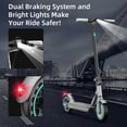 thumbnail image 5 of 350W Electric Scooter for Adults, 19MPH & 12-16 Miles Range, 8.5" Solid Tires, Foldable Commuting E-Scooter, 5 of 8