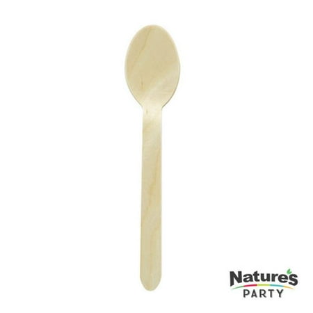 

Natures Party 8NPCVB3-nparty022 6 in. Woodsy Wooden Spoons