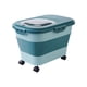 thumbnail image 3 of Contenedor de almacenamiento de comida para gatos a prueba de fugas con tapas caja de arroz grande a prueba de humedad de 10 kg Verde claro Yuyangstore Contenedor de almacenamiento, 3 of 8