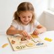 thumbnail image 5 of Rompecabezas de madera con nombre, juguete educativo de material natural para niños y adultos, actividad familiar que fomenta el desarrollo de la motricidad fina, ideal como regalo, 5 of 7