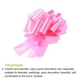 thumbnail image 3 of Uxcell Metallic Large Big Pull Bow Gift Wrapping Bows Ribbon for Wedding Car Presents Christmas Colorful Pink 16 inch, 3 of 7