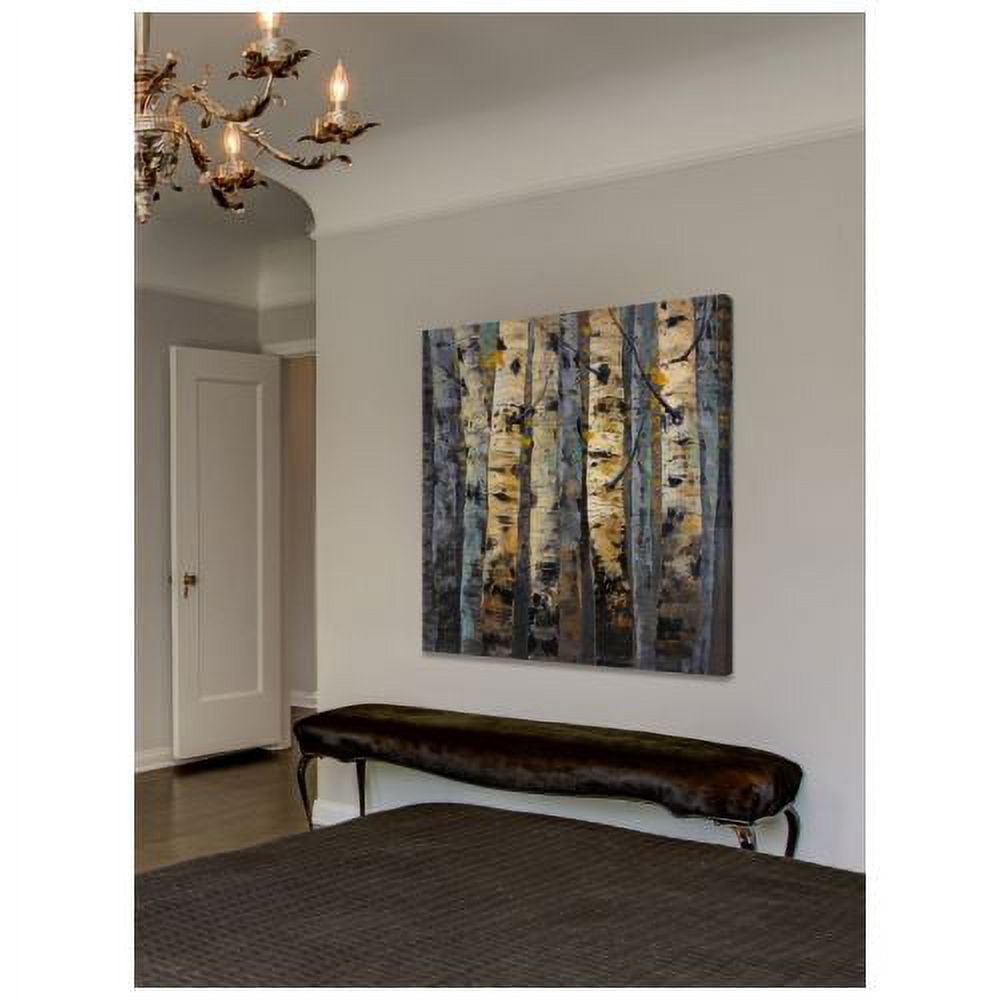 "Gold Infusion II" Painting Print on Wrapped Canvas