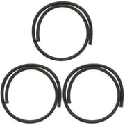 3 Pack Oil Cooler Hose Car Supply 3/8 Fuel Line for Flexible Automatic Transmission Lines Cars