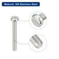 thumbnail image 4 of 304 Stainless Steel Machine Screws 20 Pack M3x25mm Slotted Drive Pan Head Screw Bolts, 4 of 5