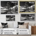 thumbnail image 4 of Designart "Black Beauty Maui s Stunning Cityscape I" Cityscapes Floater Framed Wall Art Living Room, 4 of 7