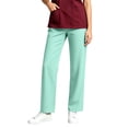 thumbnail image 3 of AHTJRT Women's Scrub Pants Straight Leg Soft Stretch Yoga Comfort Fit Workwear Nursing Uniform Pants Summer Healthcare Scrubs Green S, 3 of 8