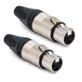 thumbnail image 1 of Set de 2 Conectores XLR Neutrik NC3FXX Hembra Niquel, 1 of 5