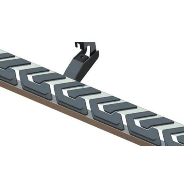 Fits 2019-2021 Ford Ranger GEM Tube Running Board 400028 T3 Series; Chrome; Silver; Aluminum; Unlighted; Mounting Bracket Required