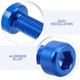 thumbnail image 3 of Nestingho 10Ud Tornillos De Aleación Para Montaje De Portabotellas En Azul Durable, 3 of 7