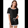 thumbnail image 2 of Traje de Corta con Bloques de Color, Negro, Talla L, 2 of 7