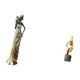 thumbnail image 5 of Figura de mujer africana, estatua de arte abstracto, escultura moderna de resina, adorno artesanal hecho a mano con detalles suaves, ideal para decora, 5 of 8