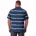 thumbnail image 6 of Big and Tall Golf Shirts for Men Moisture Wicking Polos for Men Business Casual Mens Polo Striped Summer Classis Loose Fit Short Sleeve Golf Shirts Blue 5XL, 6 of 6