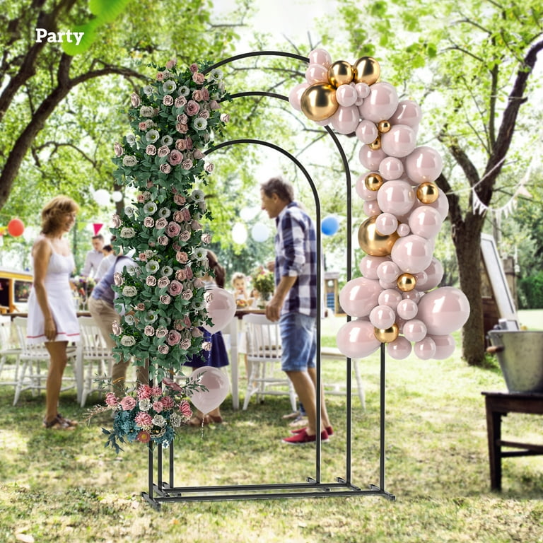 3D Sqaure Wedding Open Arch Door Backdrop Stand Print Fabric Arch Cover For Birthday Baby Shower Wedding Photo Booth Photography Party Decor