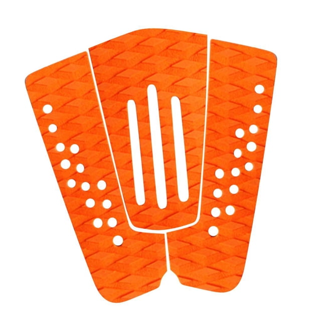 3x Tablas de surf Shamjiam Alfombrilla deslizante Naranja Almohadilla de tracción