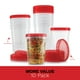 thumbnail image 4 of Contenedores para congelador Tafura, 1 litro (32 oz), paquete de 10 con tapas giratorias, 4 of 7