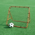 thumbnail image 3 of HLONK Soccer Rebounder Net with 20 Elastic Ropes Kickback Football Practice Net Target Goal Rebound Net Beginner Training Aid, 3 of 7