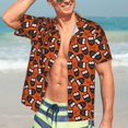 thumbnail image 3 of Fotbe Owls And Boo Hawaiian Shirt for Men Unisex Summer Beach Casual Short Sleeve Cotton Linen Button Down Shirts-Medium, 3 of 5