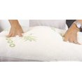 thumbnail image 2 of Bamboo Pillow (40% Bamboo Viscose/60% Polyester), Removable Zipper Cover, Cool Comfort & Firm Neck Support Shredded Memory Foam Fill 1PC King Size (18" x 36") Bed Pillow, 2 of 3