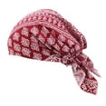 thumbnail image 4 of Paquete de 2 Gorro de Quimio con Turbante Hugo Gorra de quimio con turbante musulmán, 4 of 10