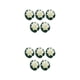 thumbnail image 4 of Flores de loto artificiales Yuarrent 5 unids/set blanco lechoso, 4 of 6