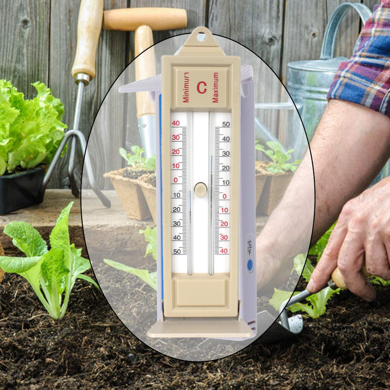 Greenhouse Thermometer - Max Min Thermometer for Greenhouse or