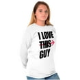 thumbnail image 4 of Love This Girl Guy Cute Matching Set Women's Long Sleeve T Shirt Brisco Brands S, 4 of 7